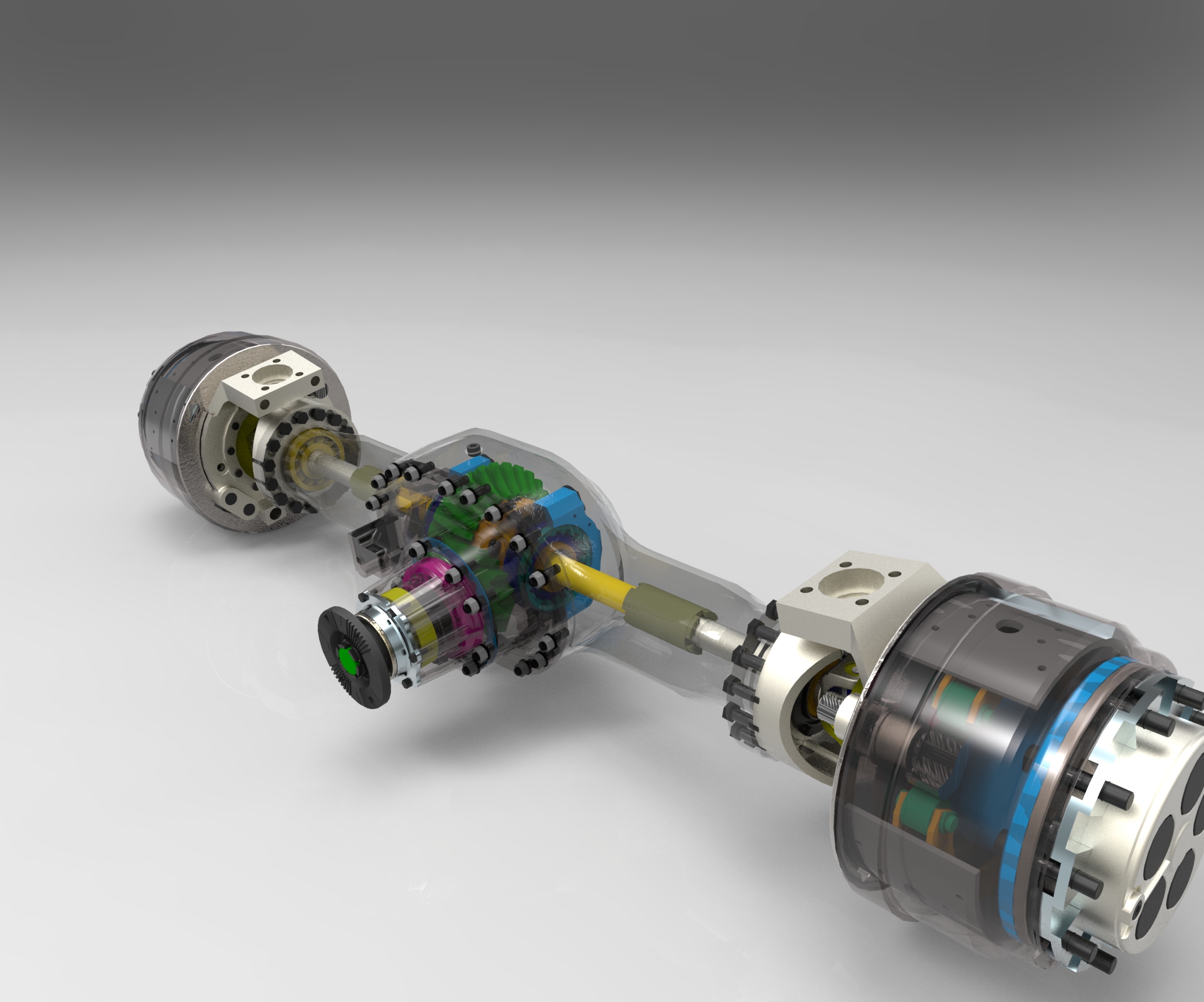 CAXA 3D大賽：工業組二等獎-車用驅動橋詳解